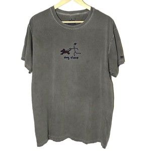 Roth Shirt Company Co Size Large "Dog Slave" Short Sleeve T-Shirt Crewneck Mens